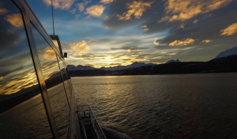 Navigation on the Beagle Channel to Harberton Ranch